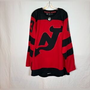 Adidas New Jersey Devils #43 Hughes Stadium Series Hockey Jersey Size 54